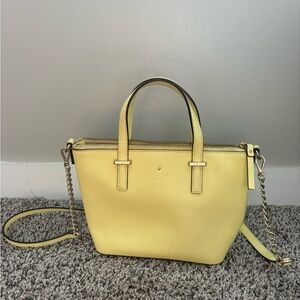 Small Kate Spade purse, rare yellow